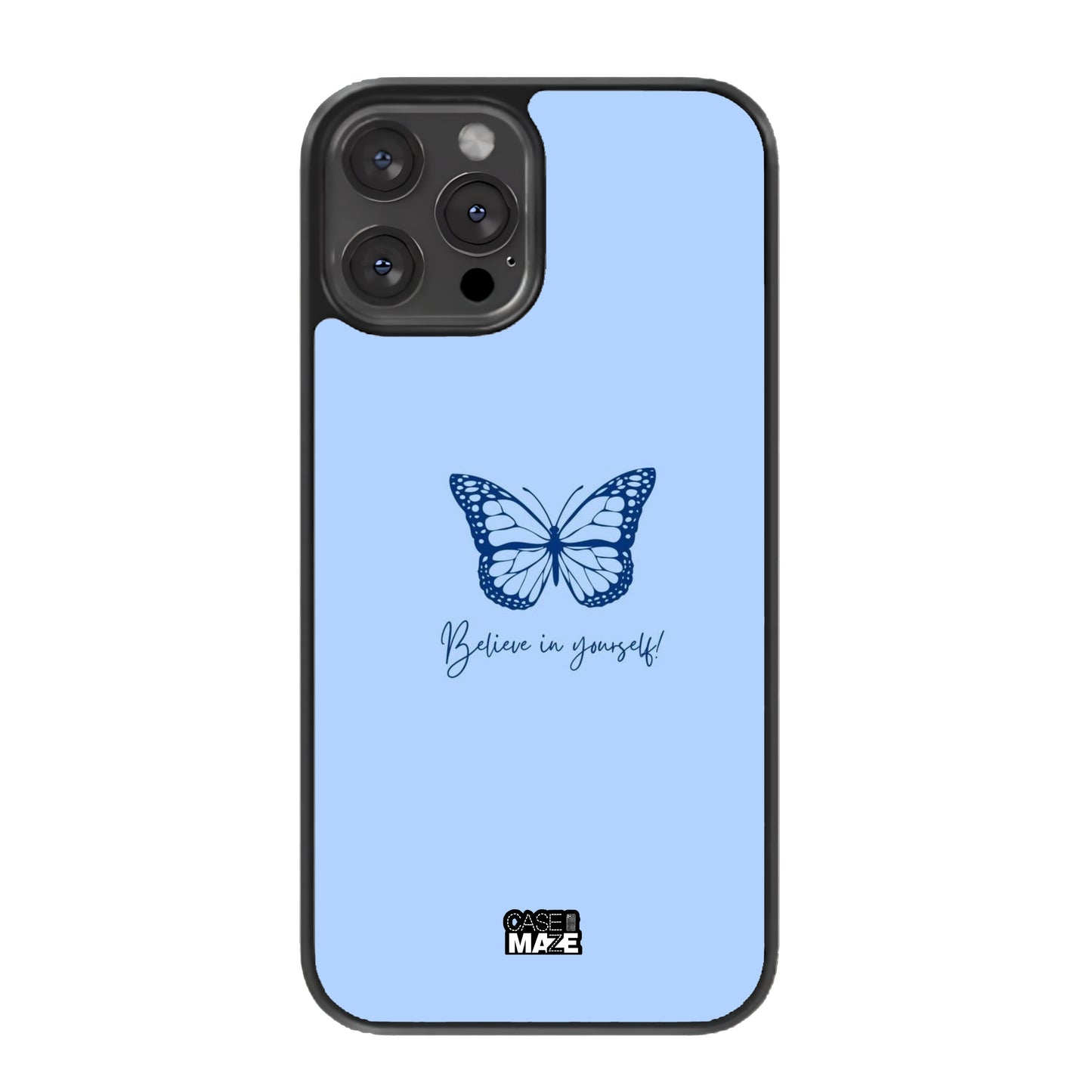 Minimalist Blue Butterfly Case