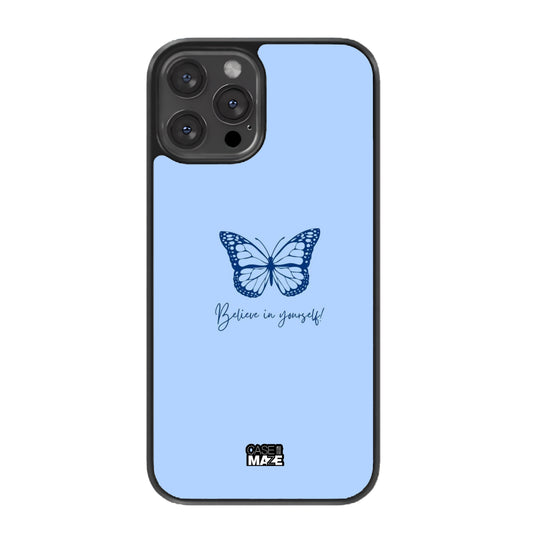 Minimalist Blue Butterfly Case