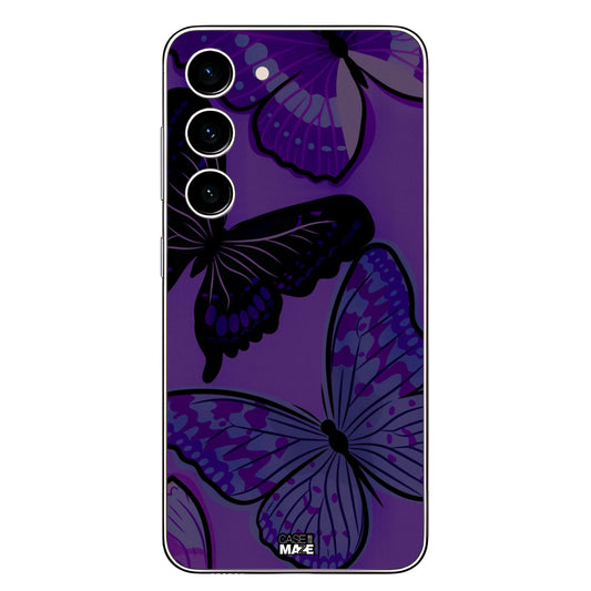 Royal Purple Butterfly Case