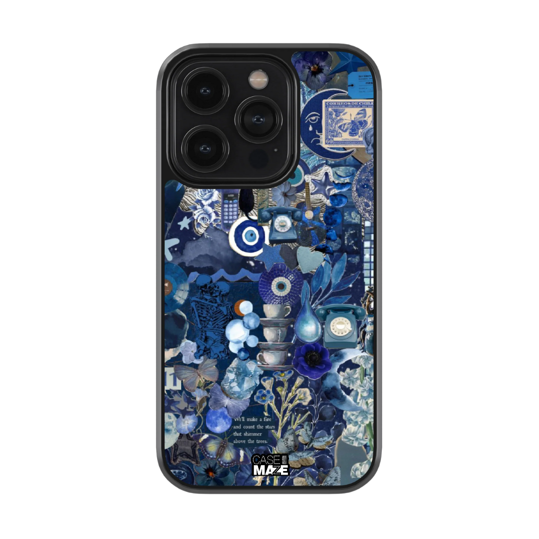 Aesthetic collage evil eye case